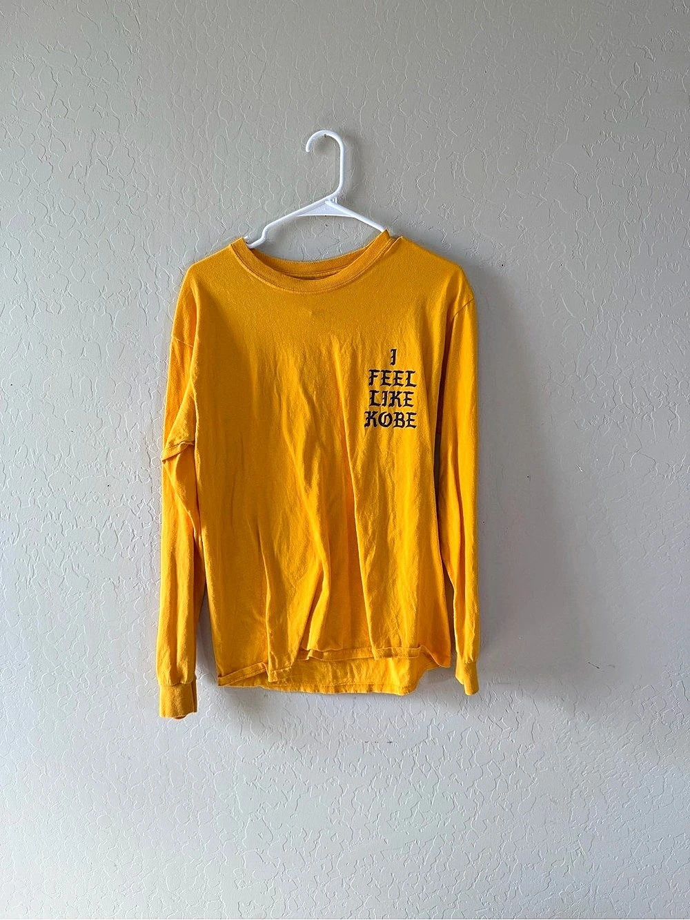 The Hundreds Los Angeles Mamba Long Sleeve Tee Graphic Long Sleeve Tee in Yellow
